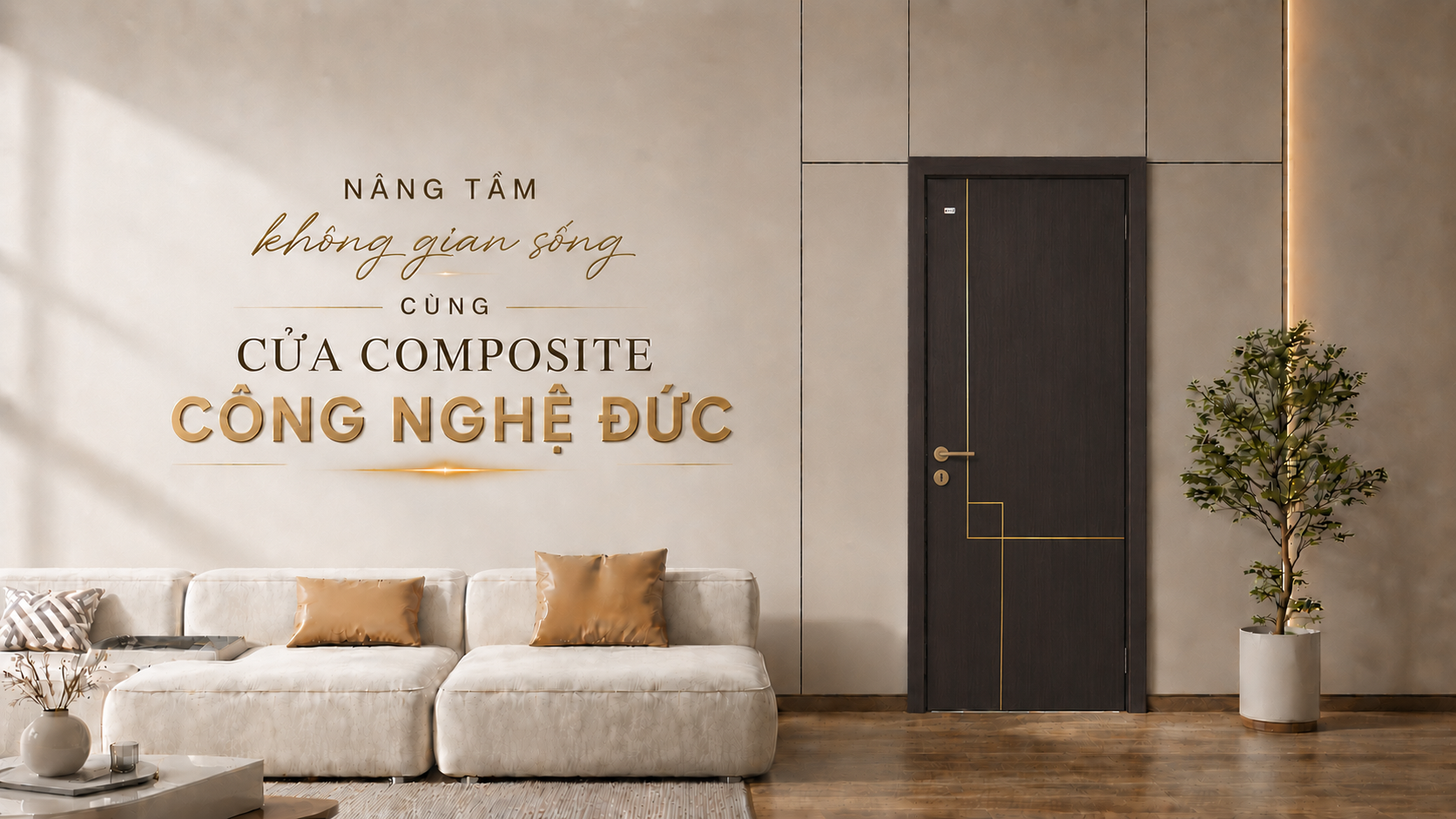 Không gian nội thất cửa Mividoor
