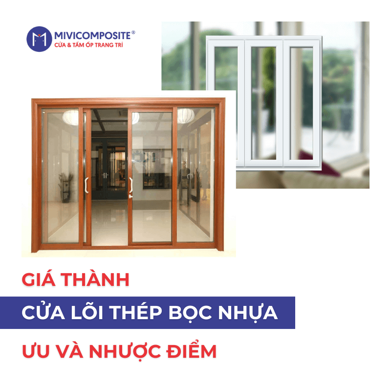 Cửa lõi thép bọc nhựa