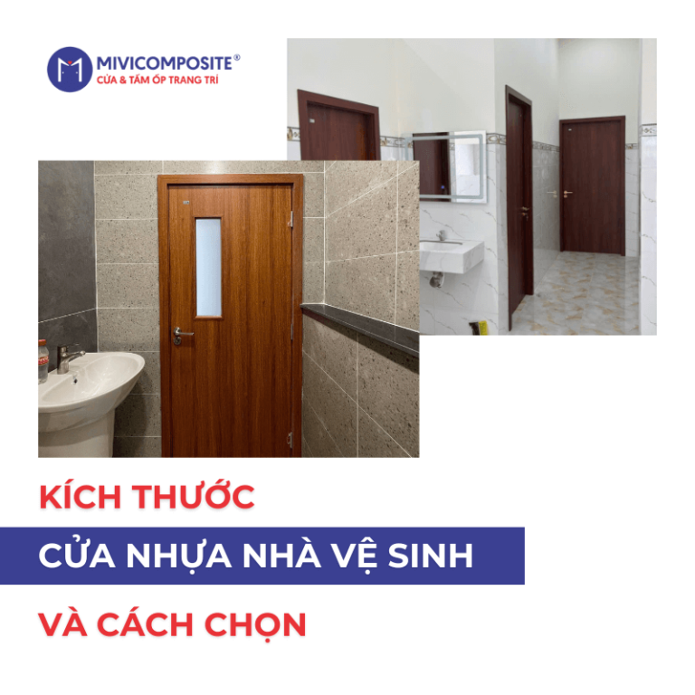Kích thước cửa nhựa nhà vệ sinh
