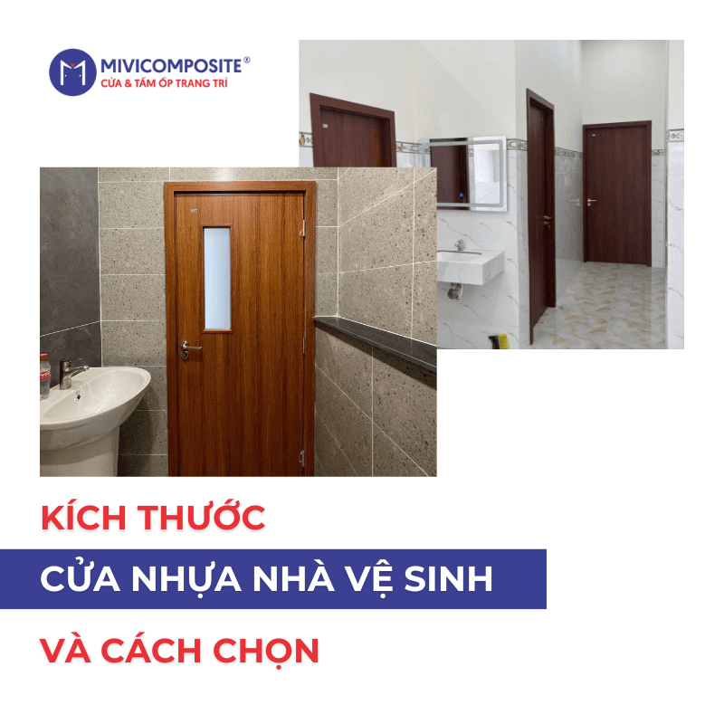 Kích thước cửa nhựa nhà vệ sinh