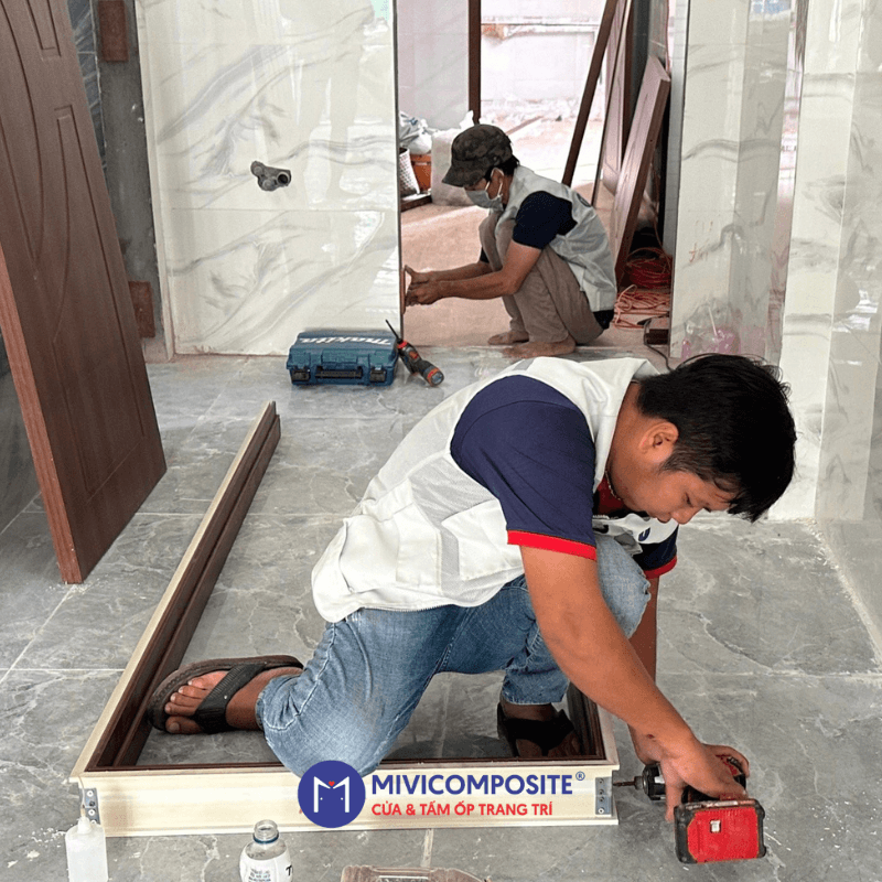 Kích thước cửa nhựa nhà vệ sinh