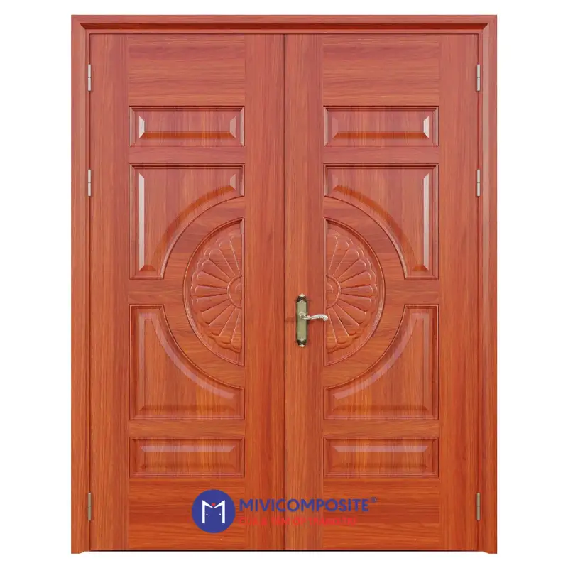 Cửa nhựa lõi thép vân gỗ