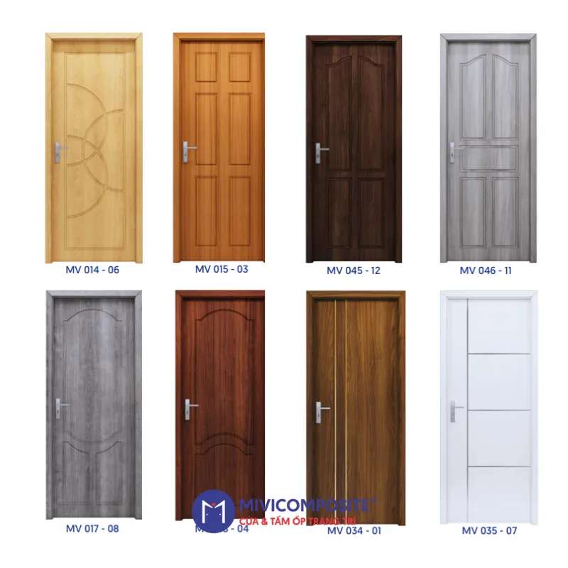Bảng màu cửa nhựa composite
