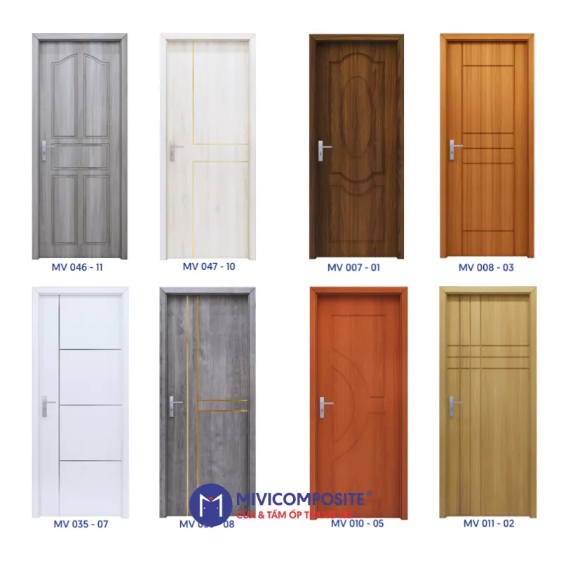 Bảng màu cửa nhựa composite