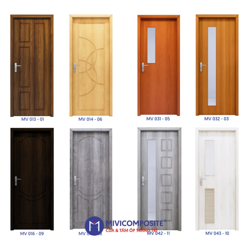 Bảng màu cửa nhựa composite