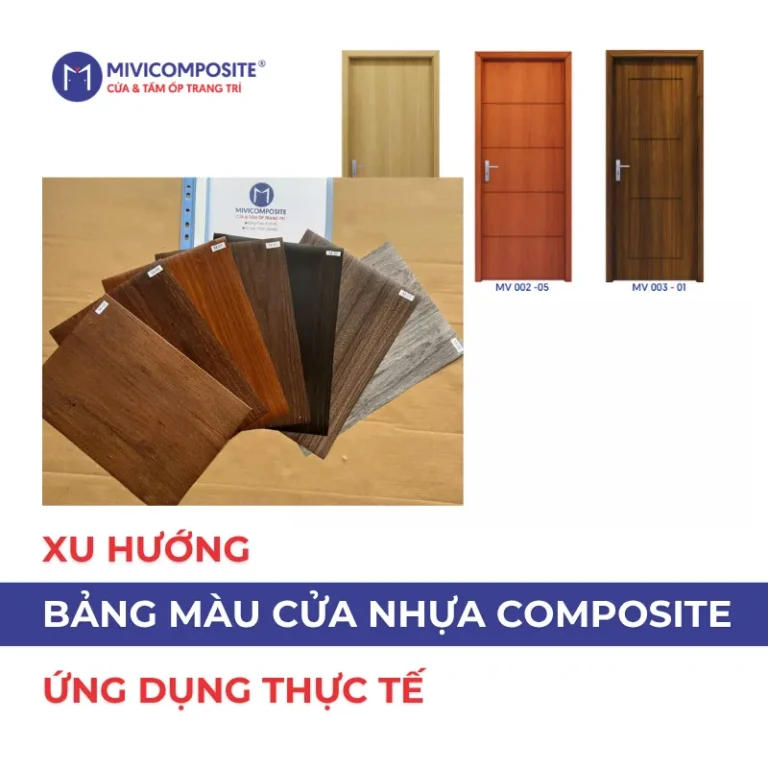 Bảng màu cửa nhựa composite