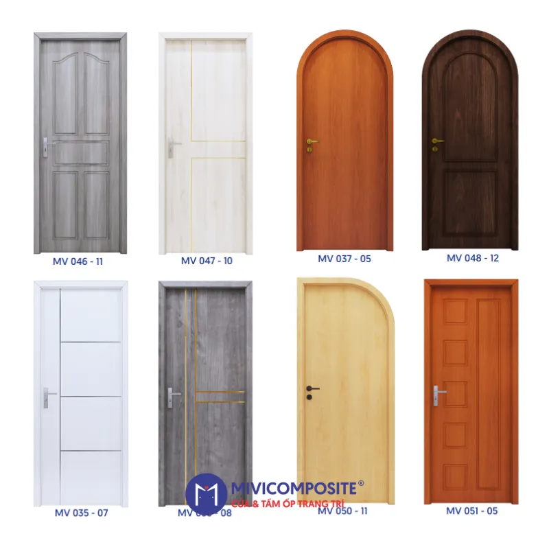 Bảng màu cửa nhựa composite