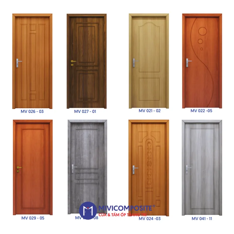 Bảng màu cửa nhựa composite