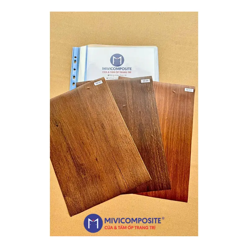 Bảng màu cửa nhựa composite