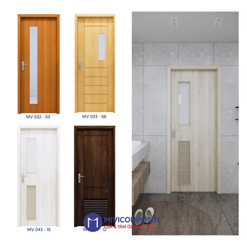 Cửa chớp gỗ nhựa