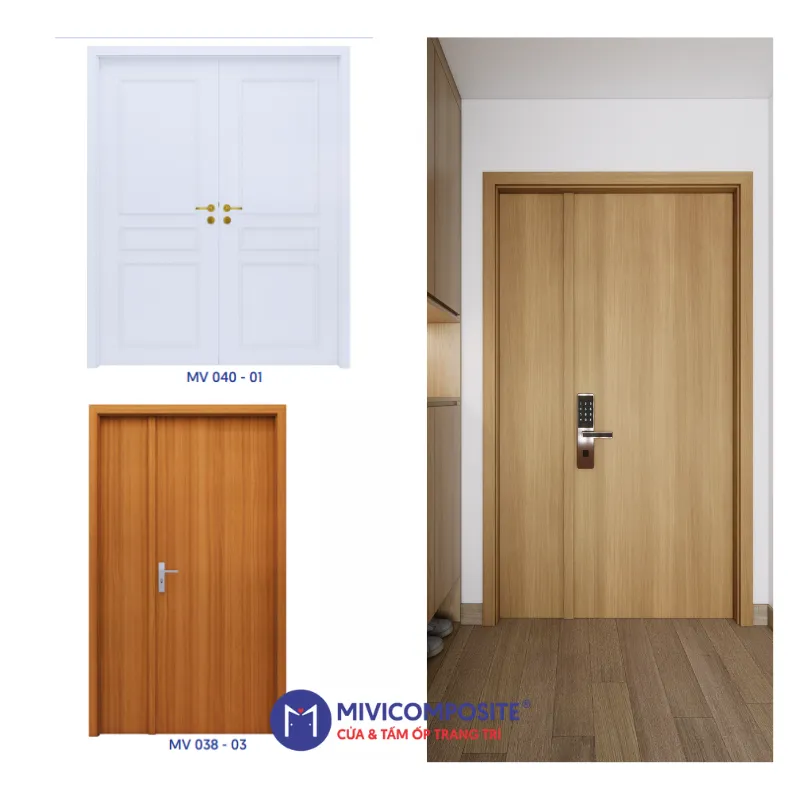 Cửa composite 2 cánh