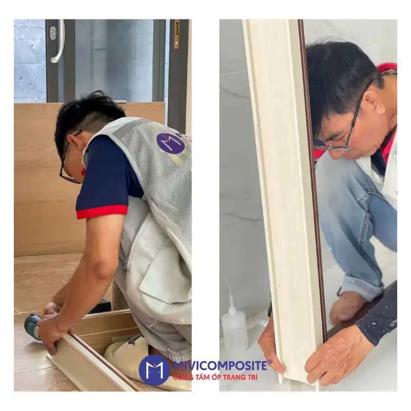 Cửa composite 2 cánh