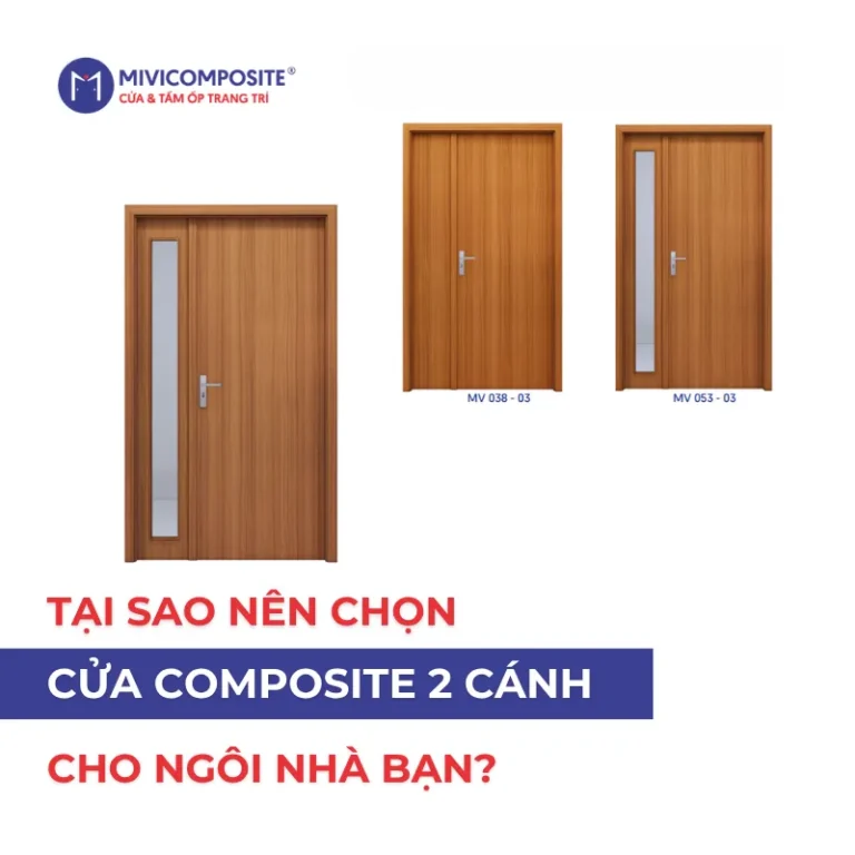 Cửa composite 2 cánh