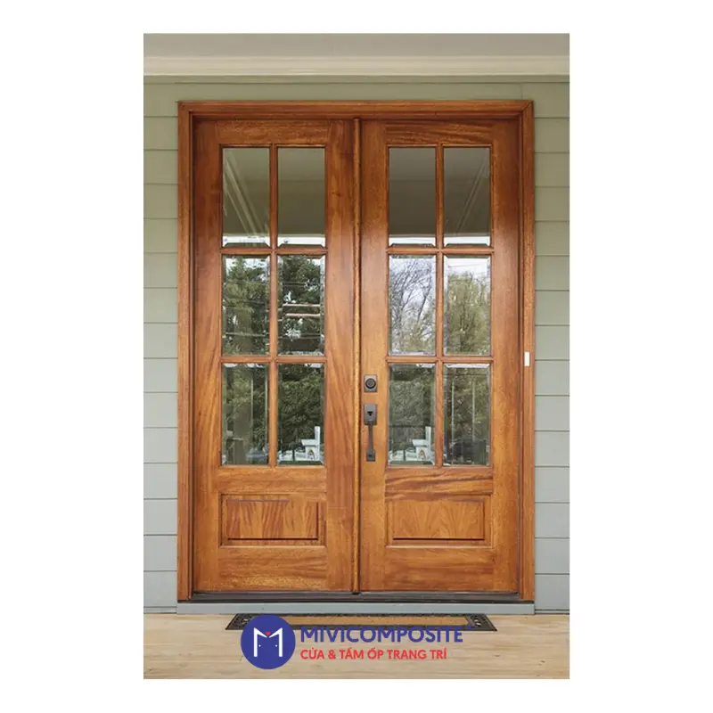 Cửa kính khung gỗ