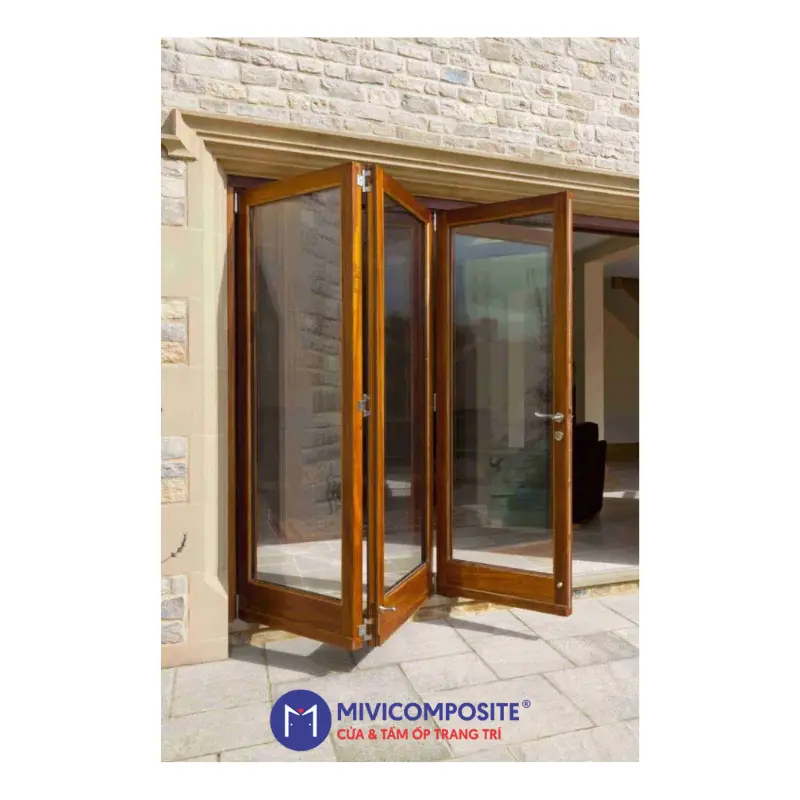 Cửa kính khung gỗ