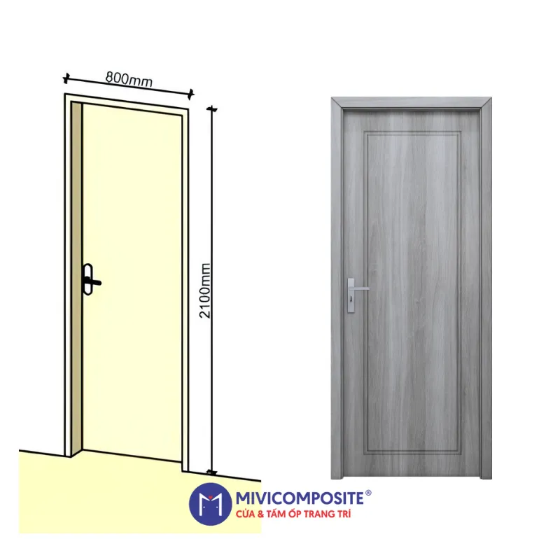 Cửa phòng ngủ composite