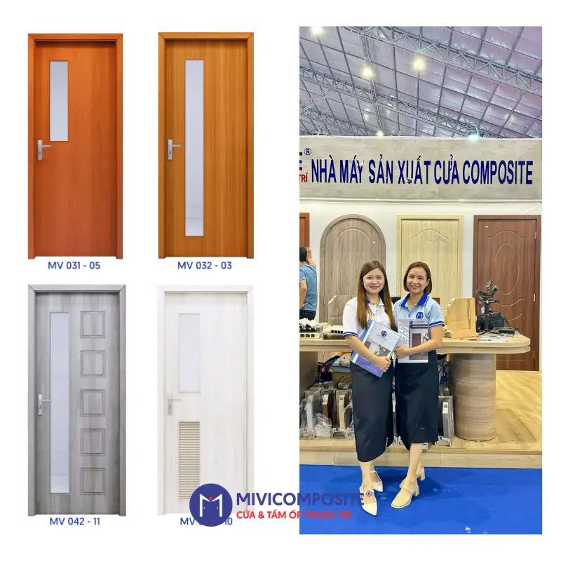 Cửa kính khung gỗ