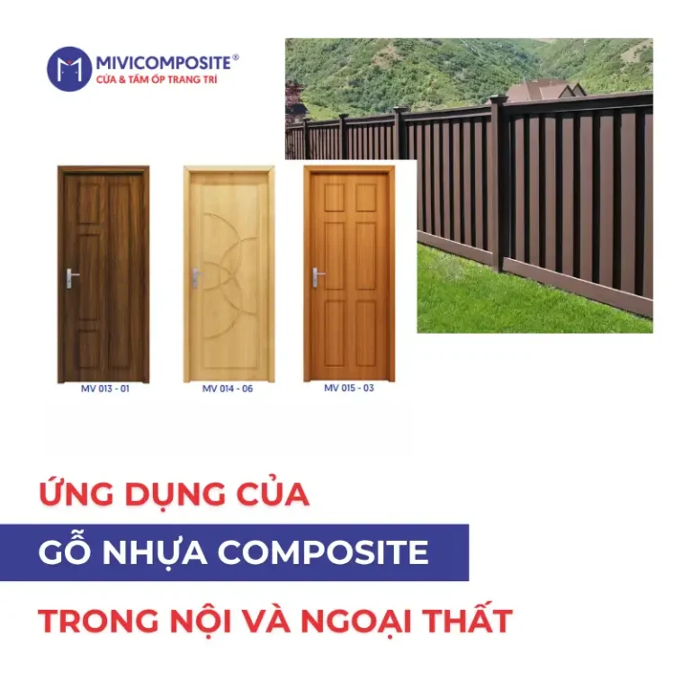 Ứng dụng của gỗ nhựa composite