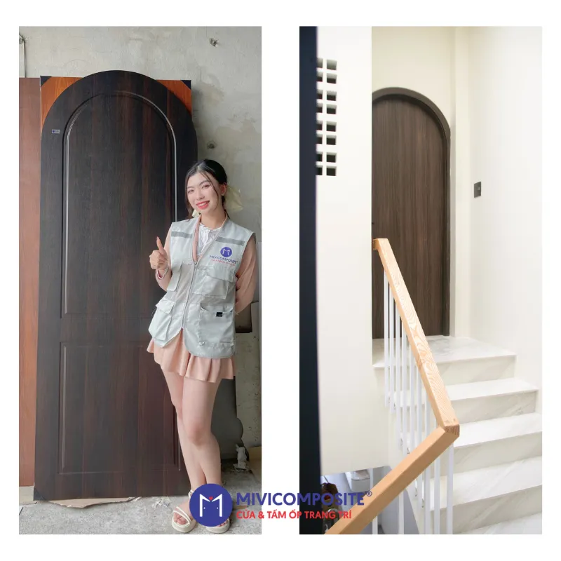 Cánh cửa nhựa giả gỗ