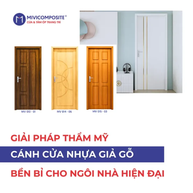 Cánh cửa nhựa giả gỗ