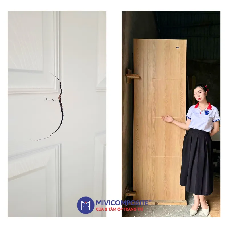 Cửa composite giá 2 triệu 7