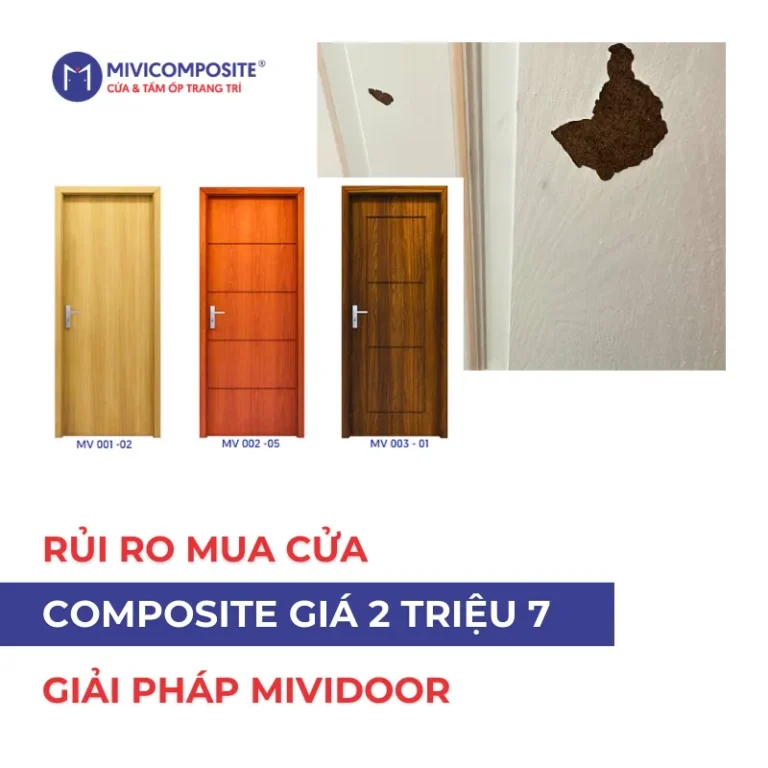 Cửa composite giá 2 triệu 7