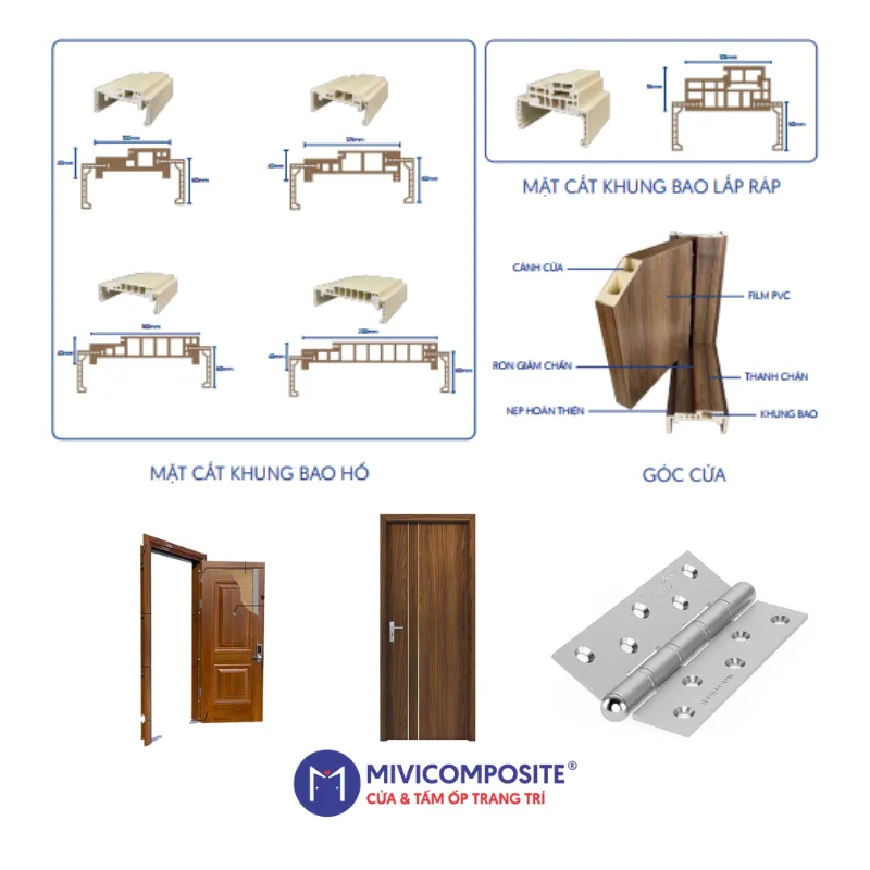 Cửa nhựa composite giá rẻ