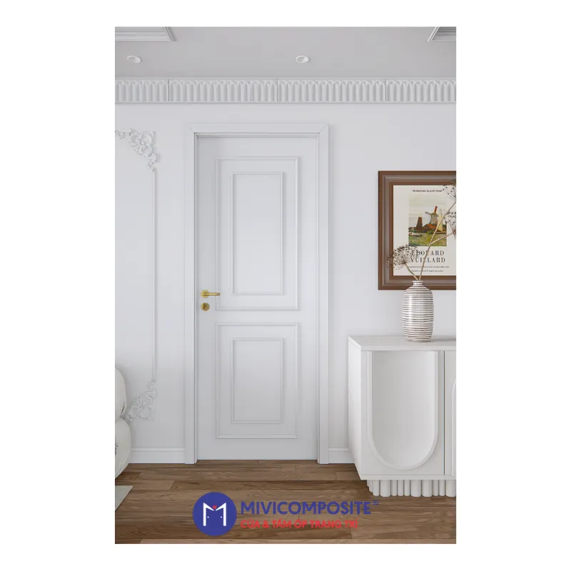 Cửa gỗ chỉ nổi composite
