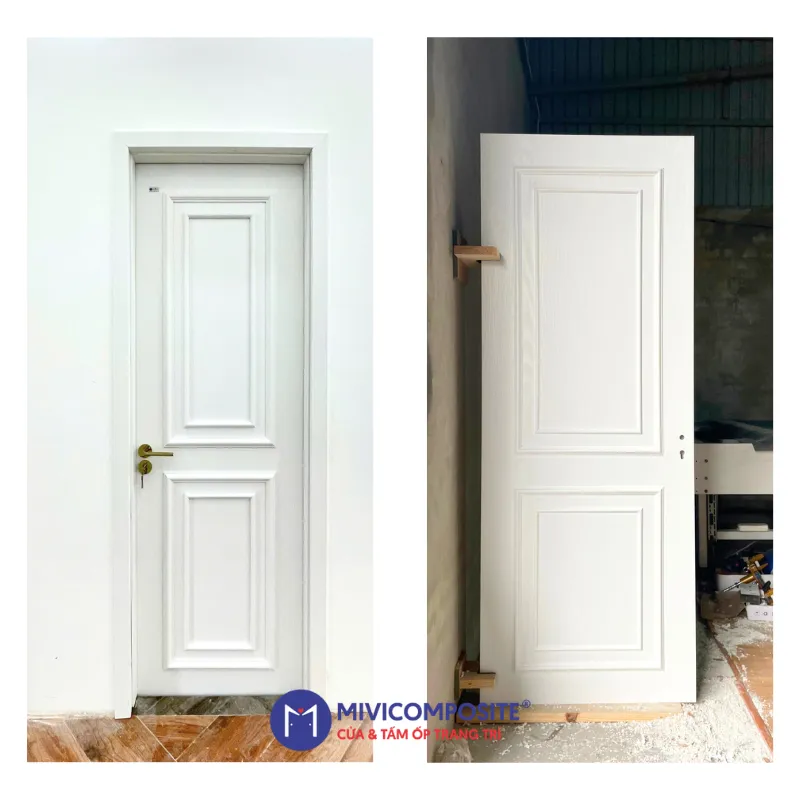 Cửa gỗ chỉ nổi composite