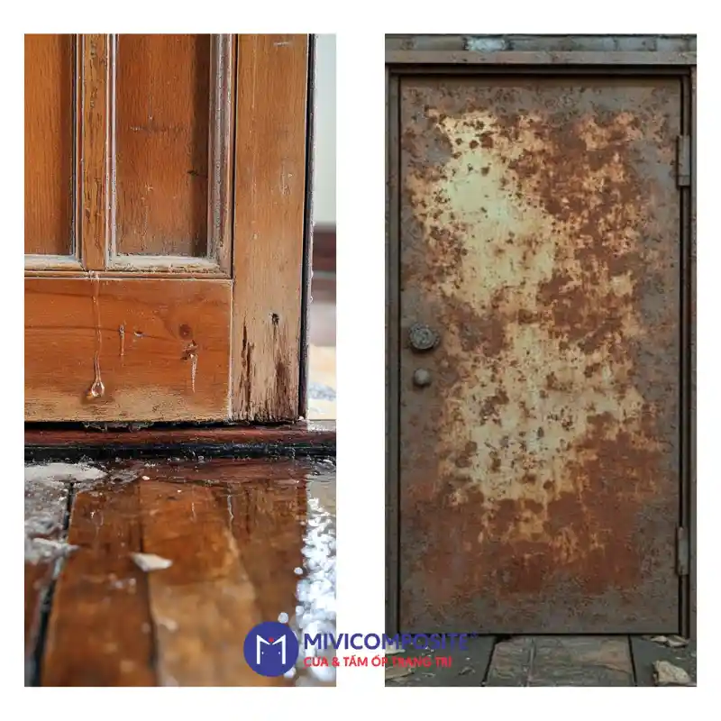 Cửa nhựa gỗ chống nước