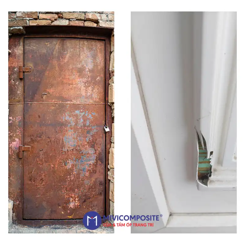 Cửa nhựa gỗ chống nước