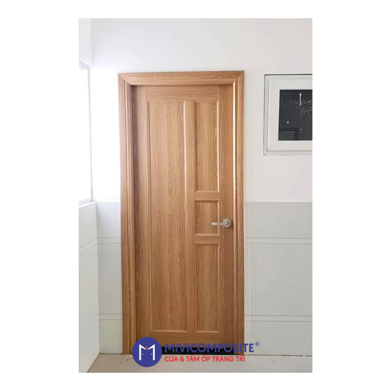 Cửa toilet nhựa giả gỗ