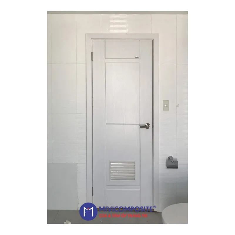 Cửa toilet nhựa giả gỗ