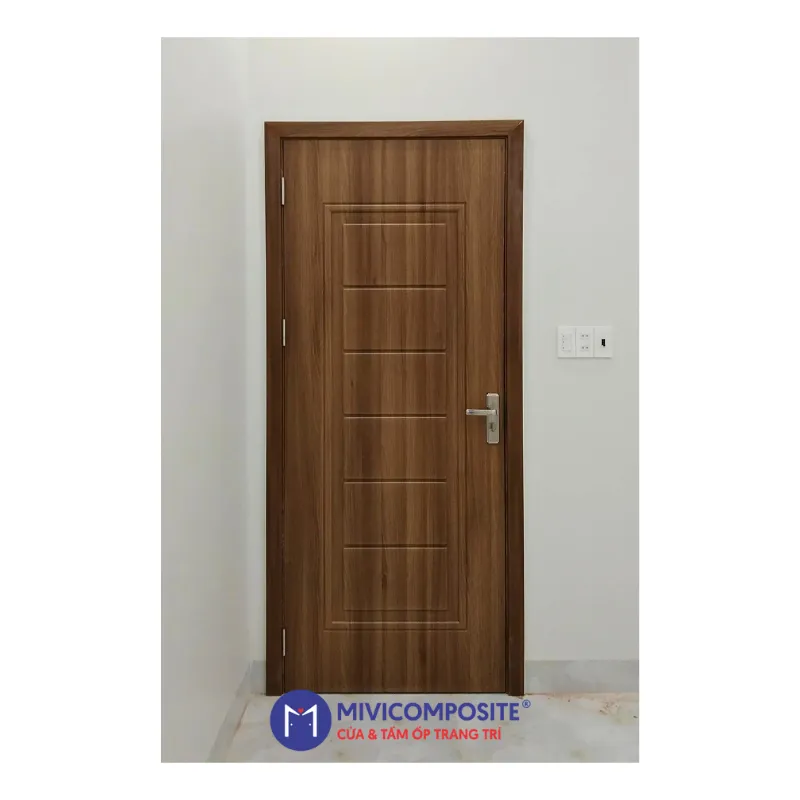 Cửa toilet nhựa giả gỗ