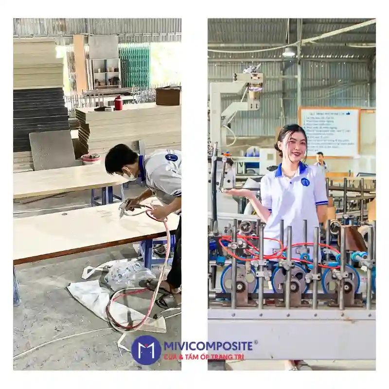 Nhà máy sản xuất cửa nhựa composite