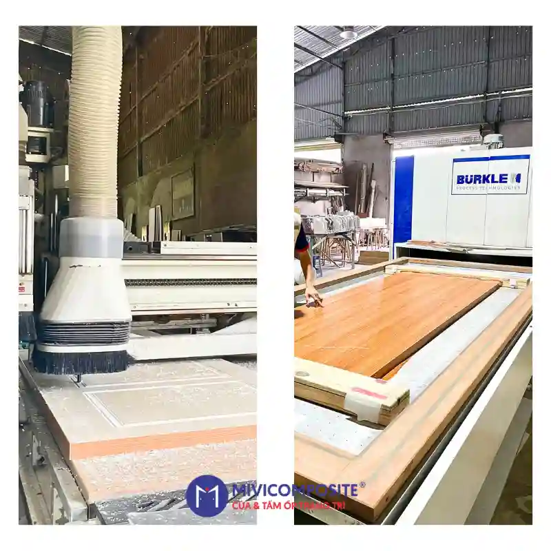 Nhà máy sản xuất cửa nhựa composite