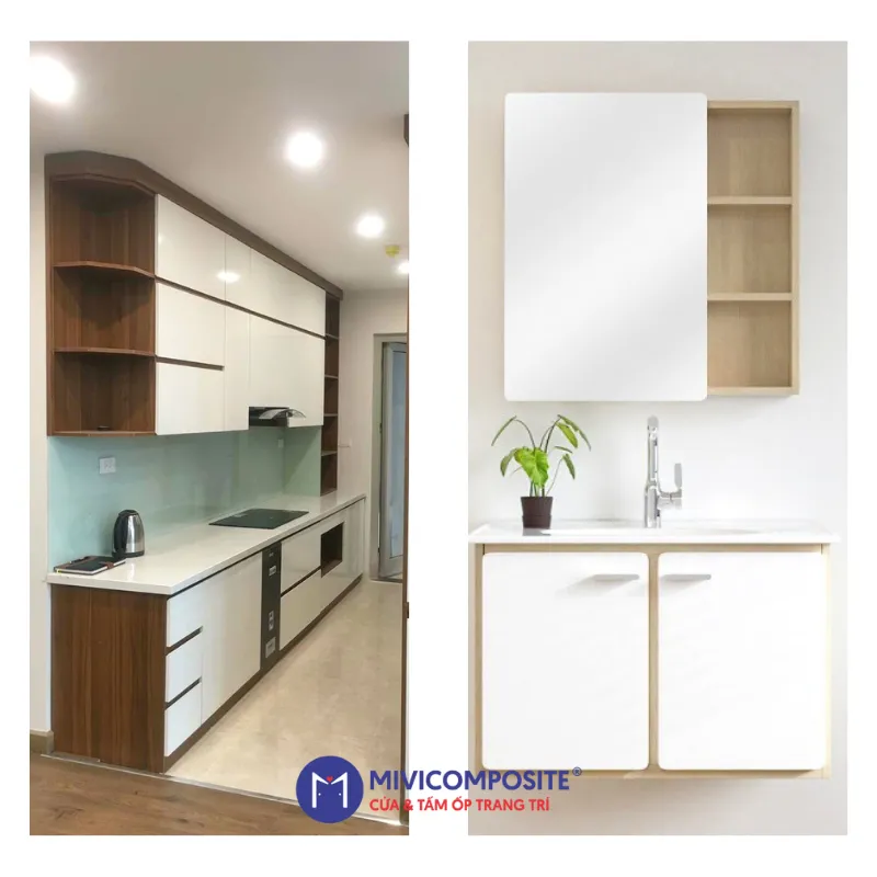 So sánh nhựa Picomat và Composite