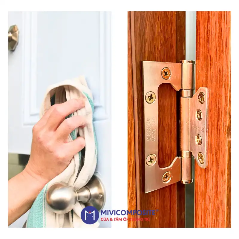 Thi công cửa gỗ nhựa composite