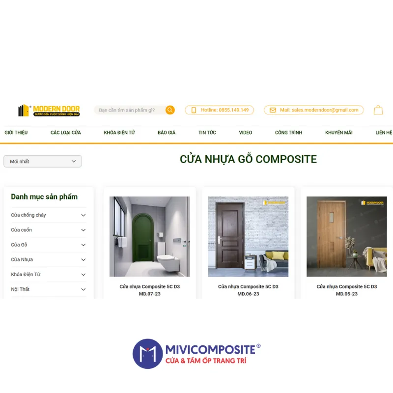 Thương hiệu cửa nhựa composite