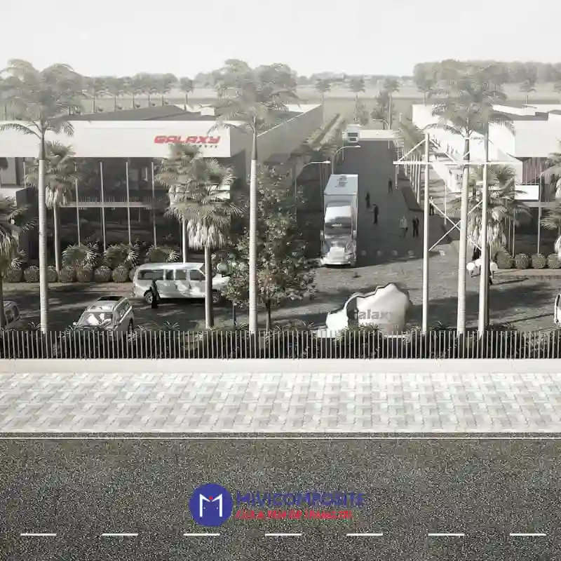 Xưởng sản xuất cửa composite