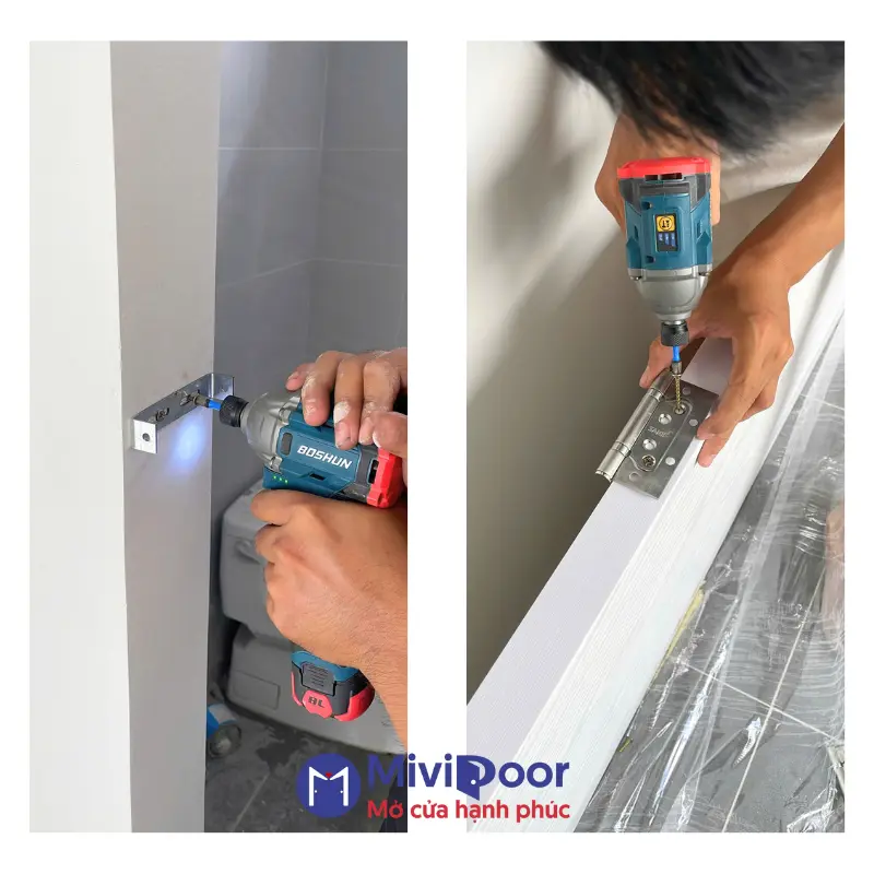 Bản lề cửa nhựa composite