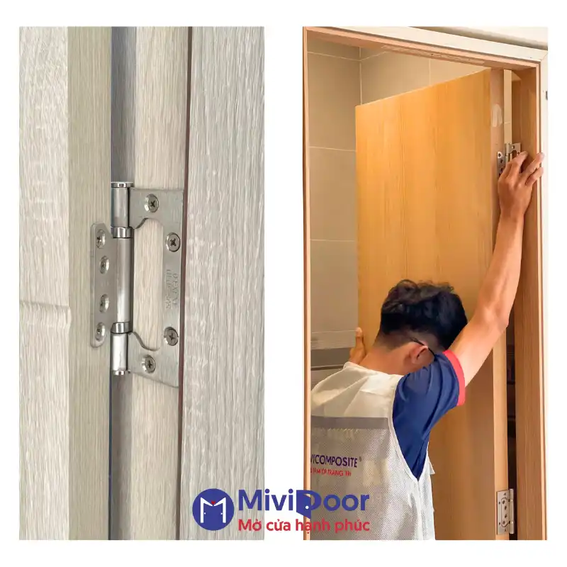 Bản lề cửa nhựa composite