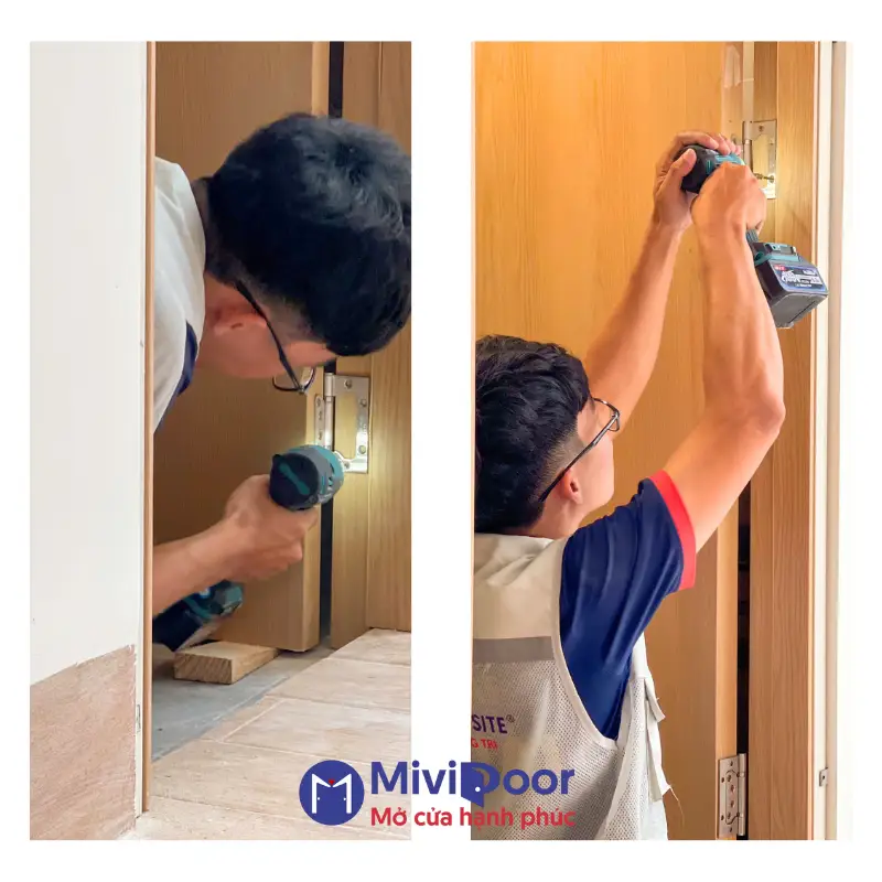 Bản lề cửa nhựa composite