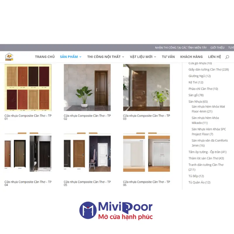 Công ty cung cấp cửa nhựa composite Cần Thơ