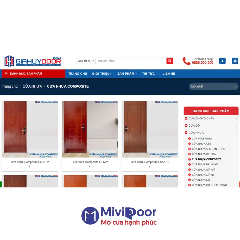 Công ty cung cấp cửa nhựa composite Cần Thơ
