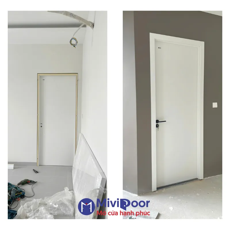 Cửa nhựa cánh phẳng