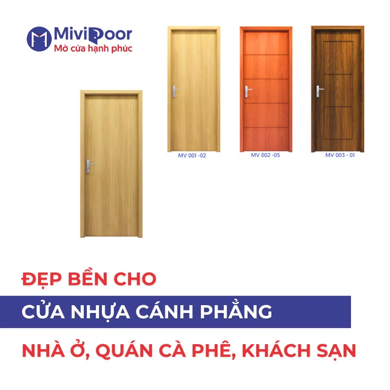 Cửa nhựa cánh phẳng