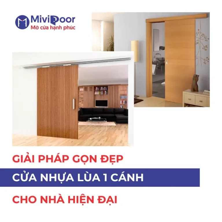 Cửa nhựa lùa 1 cánh
