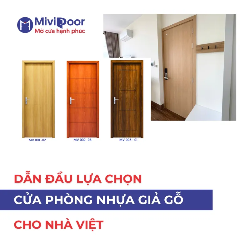 Cửa phòng nhựa giả gỗ
