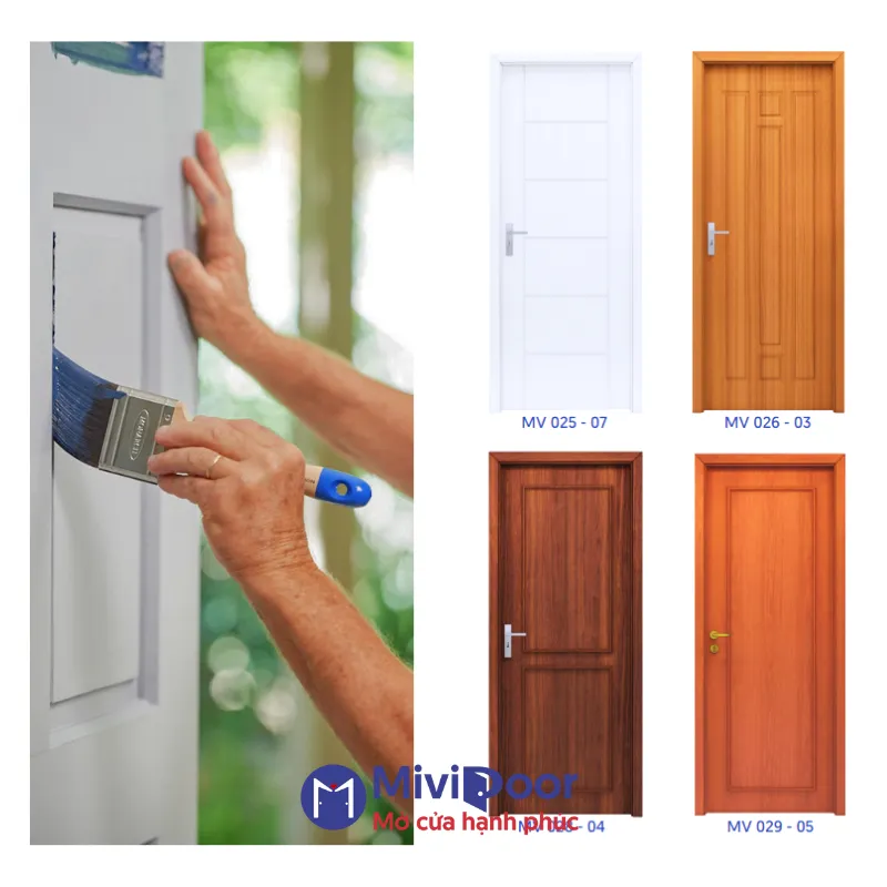 Sơn cửa composite